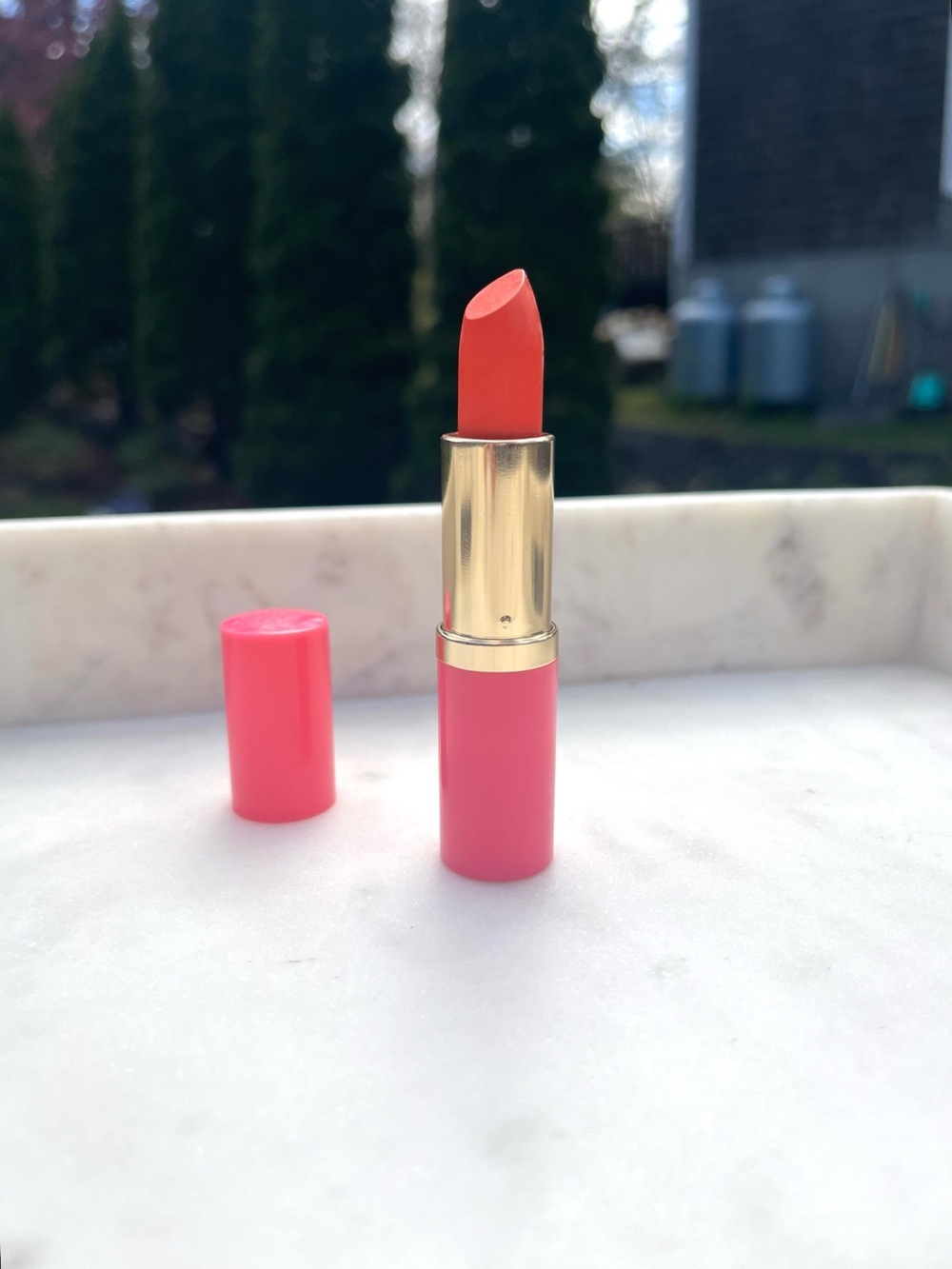 ESTEE LAUDER Pure Color Lipstick #25, Melon Shimmer RARE